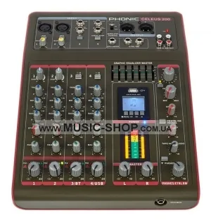 Микшерный пульт - Phonic CELEUS 200