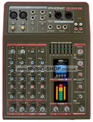 Микшерный пульт - Phonic CELEUS 200