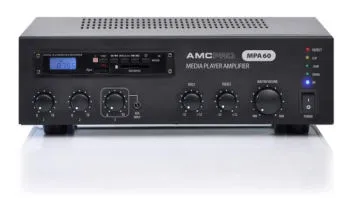 Трансляційний підсилювач - AMC  MPA 60 amplifier with audio player and FM tuner
