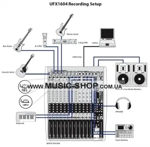 Микшерный пульт - Behringer XENYX UFX1604