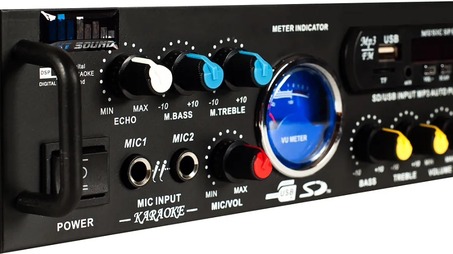 Підсилювач потужності - Sky Sound SM-088a (2*50W) Bluetooth