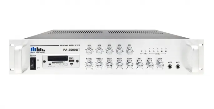 Трансляційний підсилювач потужності - Sky Sound PA-2500UT (5-ZONE)