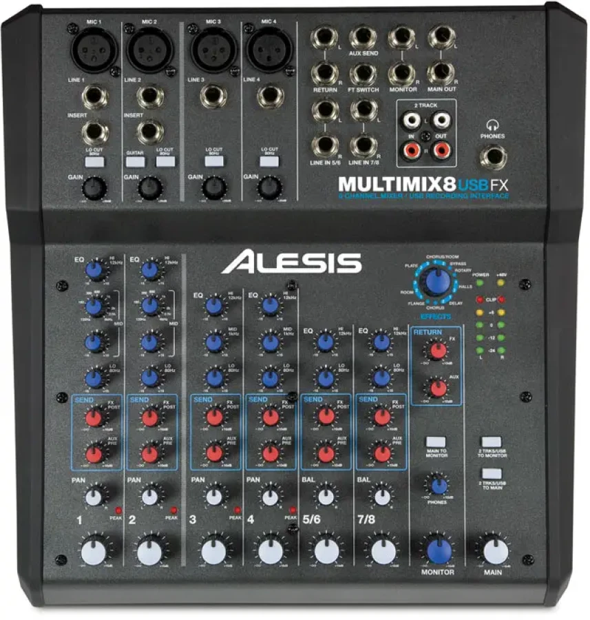 Мікшерний пульт - Alesis MULTIMIX 8 USB FX
