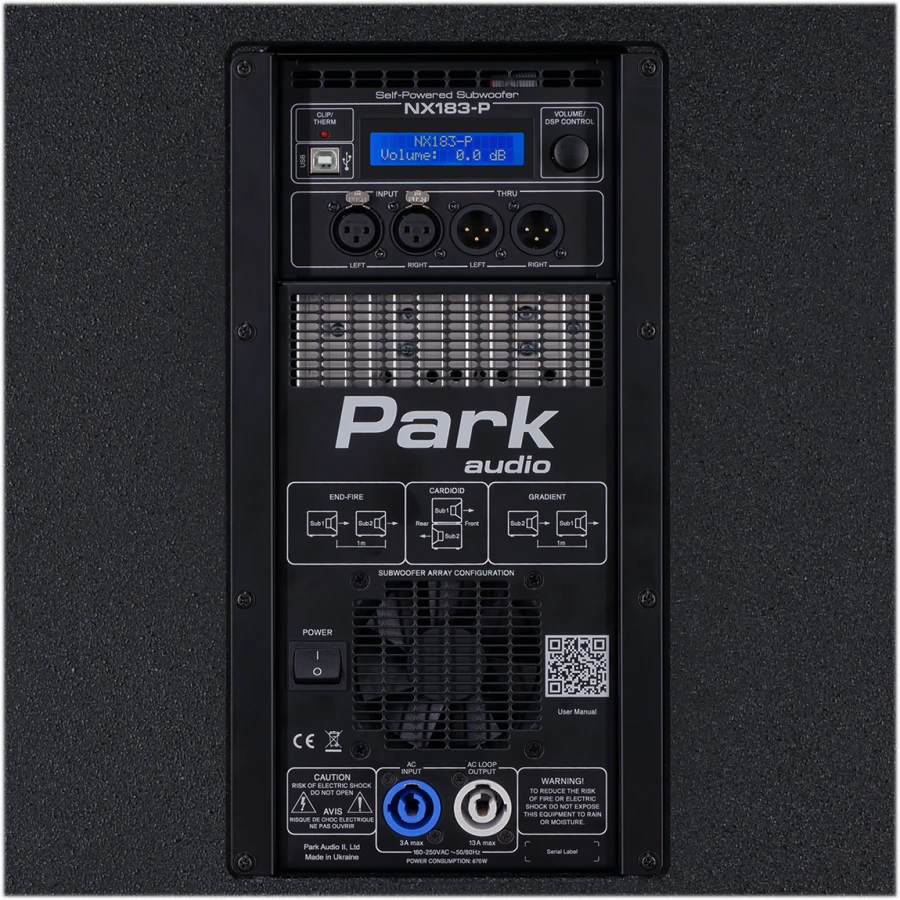 Активний сабвуфер - Park Audio NX183-P