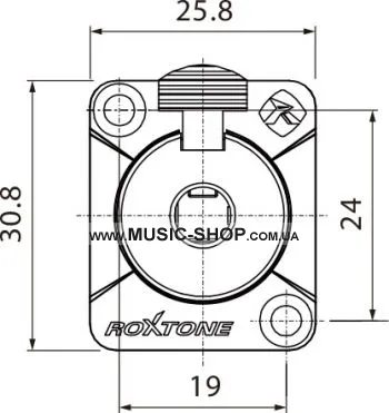 Роз'єм - Roxtone RJ3FD-NT
