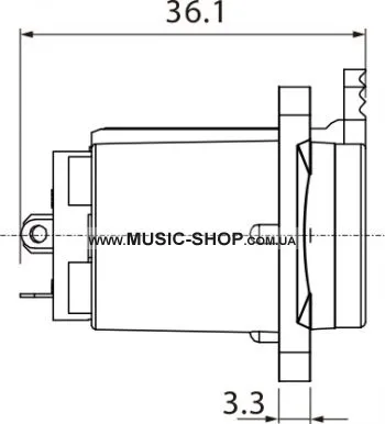 Роз'єм - Roxtone RJ3FD-NT