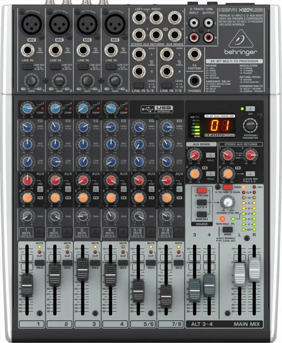 Микшерный пульт - Behringer XENYX X1204USB