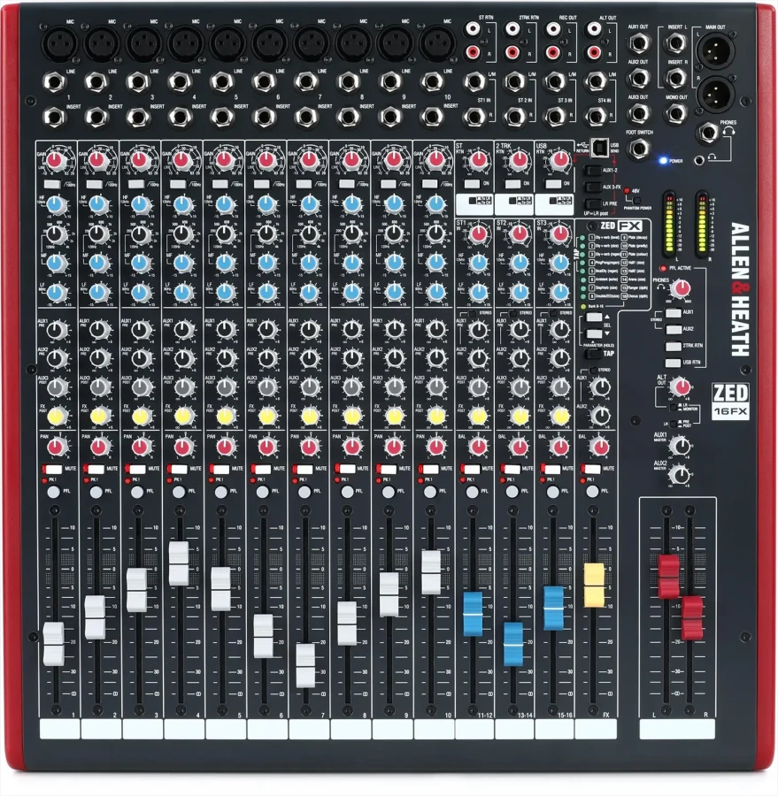 Мікшерний пульт - Allen Heath ZED-16FX