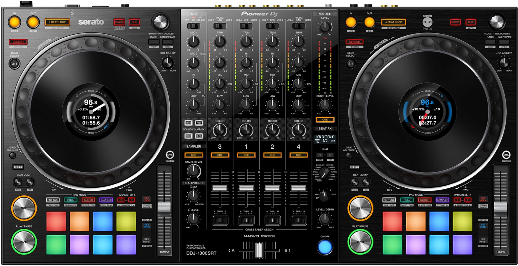 DJ контролер - Alpha Theta (Pioneer) DDJ-1000SRT