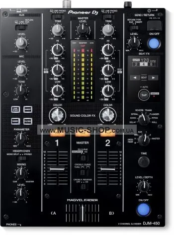 Професійний DJ мікшер - Alpha Theta (Pioneer) DJM-450
