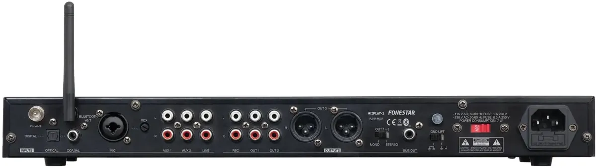 Проигрыватель с функциями рекордера и микшера - Fonestar MIXPLAY-1