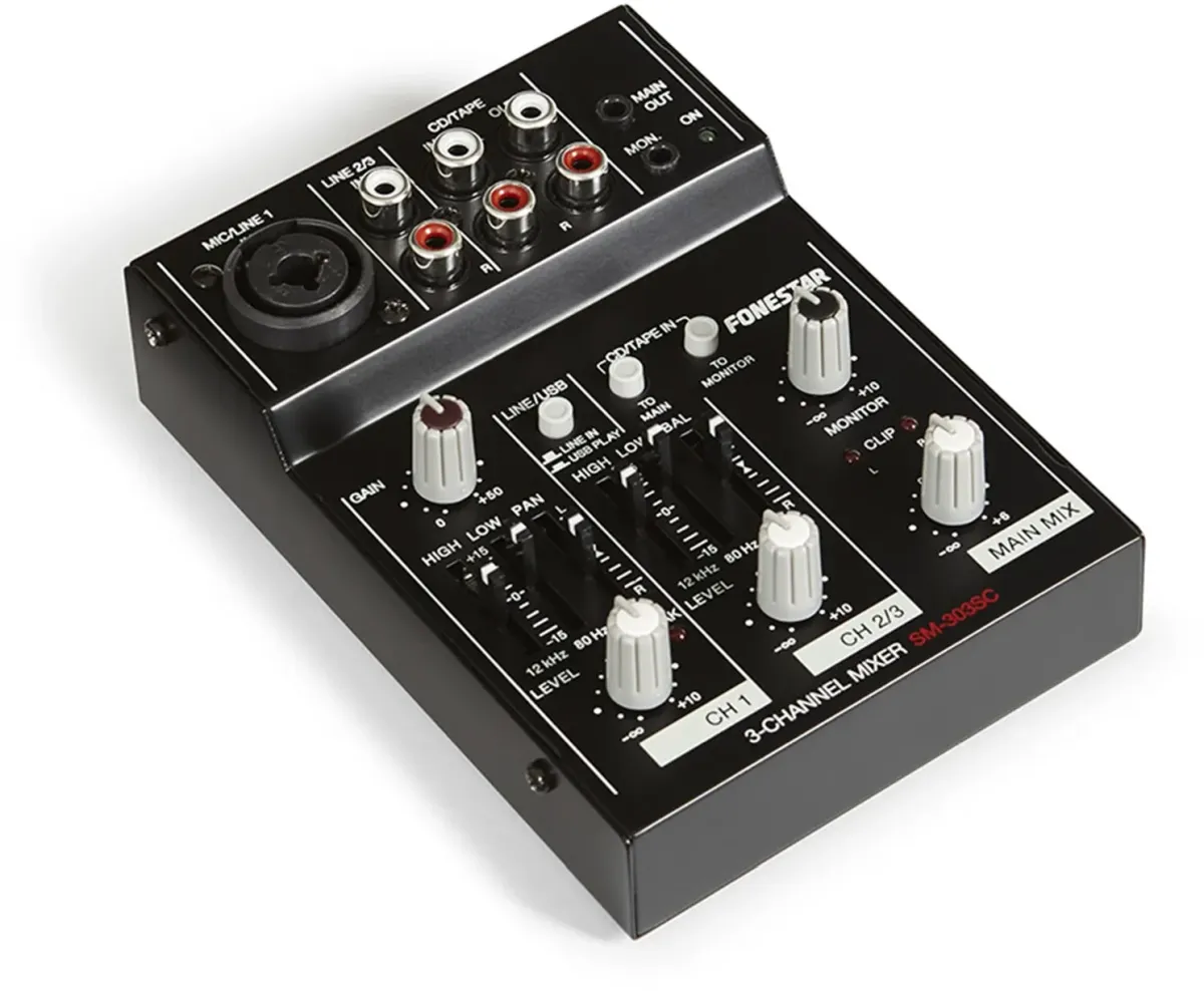 Професійний мікшерний пульт - Fonestar SM-303SC