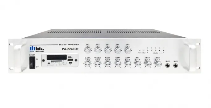Трансляційний підсилювач потужності - Sky Sound PA-2240UT (5-ZONE)