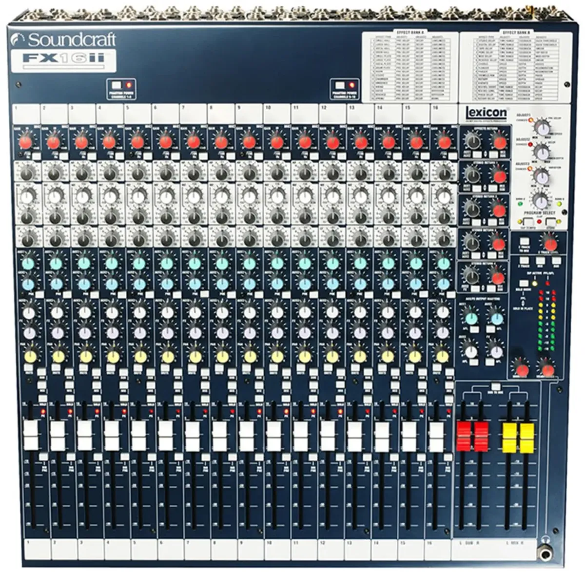 Аналоговый микшерный пульт - Soundcraft FX16II