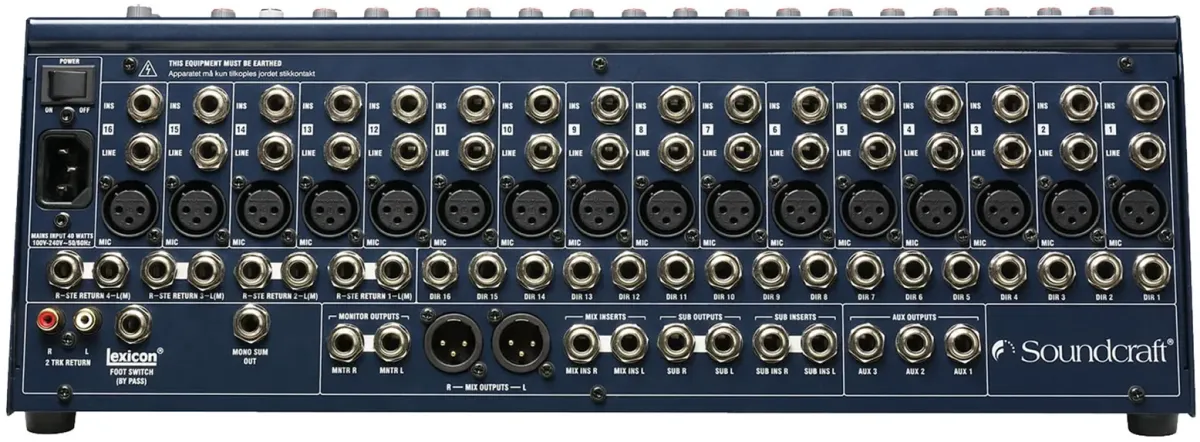 Аналоговый микшерный пульт - Soundcraft FX16II