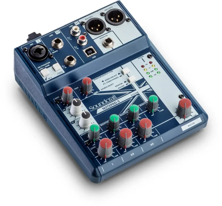 Аналоговый микшерный пульт - Soundcraft Notepad 5