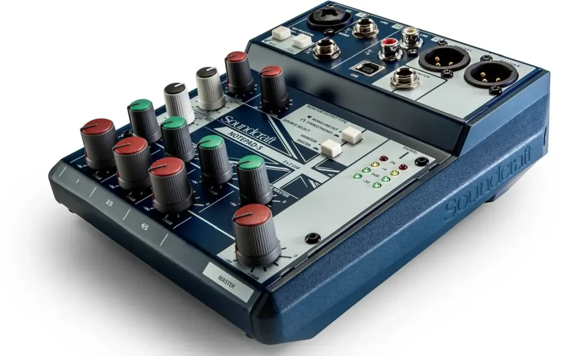 Аналоговый микшерный пульт - Soundcraft Notepad 5
