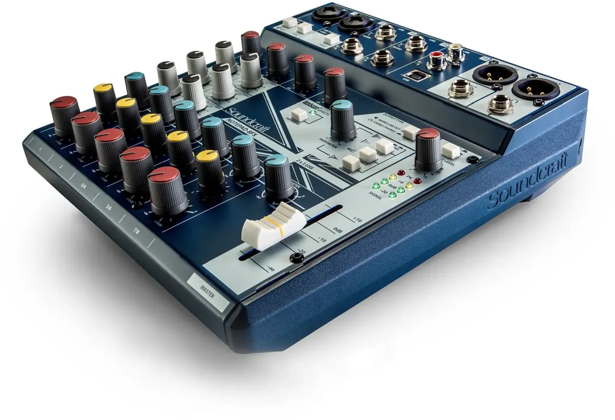 Аналоговый микшерный пульт - Soundcraft Notepad 8FX