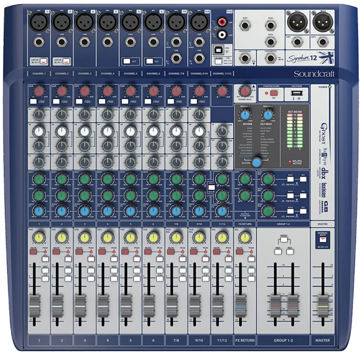 Аналоговый микшерный пульт - Soundcraft Signature 12