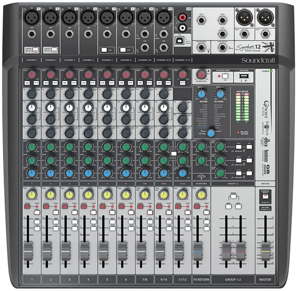 Аналоговий мікшерний пульт - Soundcraft Signature 12MTK
