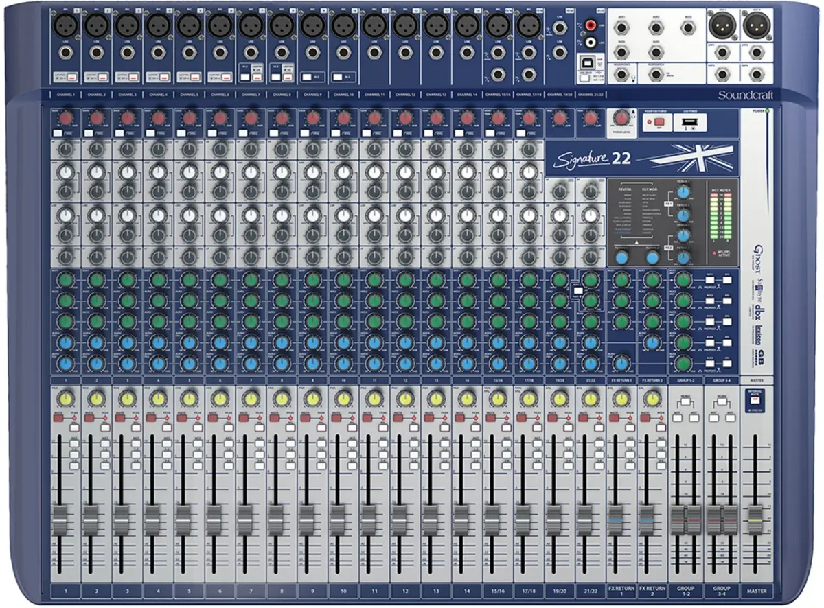 Аналоговый микшерный пульт - Soundcraft Signature 22