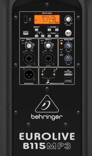 Активная акустическая система c MP3 - Behringer B115MP3