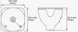 Газорозрядна лампа - YODN MSD 350R17