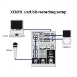 Микшерный пульт - Behringer XENYX302USB