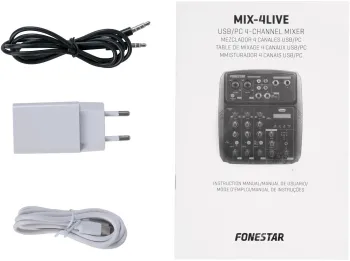 Професійний мікшерний пульт - Fonestar MIX-4LIVE