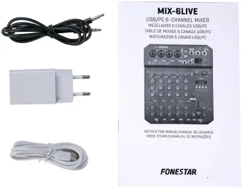 Професійний мікшерний пульт - Fonestar MIX-6LIVE