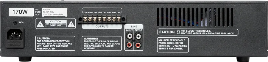 Трансляційний підсилювач потужності - Sky Sound MA-1504Z (170W)