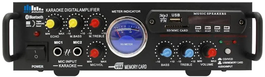Підсилювач потужності - Sky Sound SM-088a (2*50W) Bluetooth